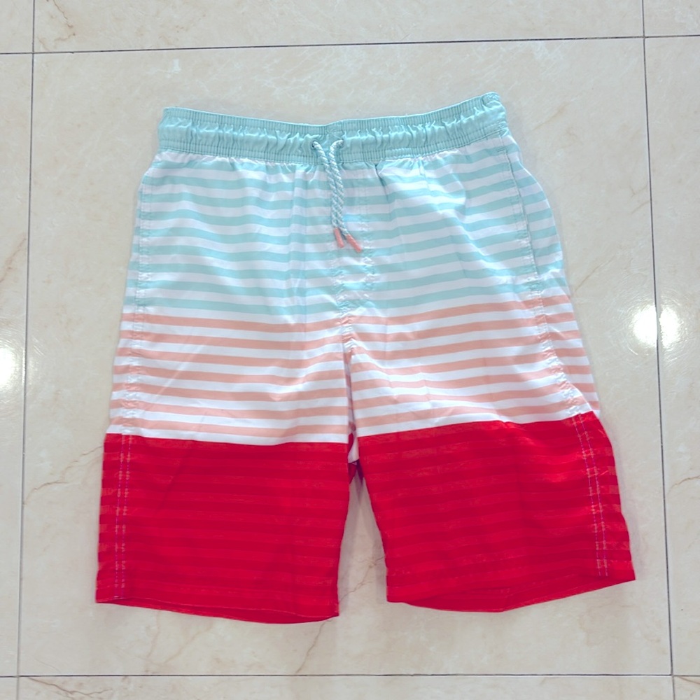 Different color swim trunks